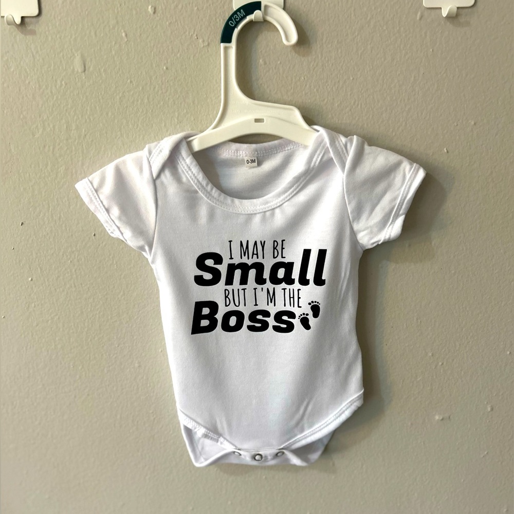 0-3 months one piece for baby boy or baby girl. Brand new never worn.